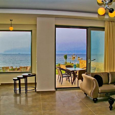 Sea View Beachfront Villa Peri Gouves Buitenkant foto