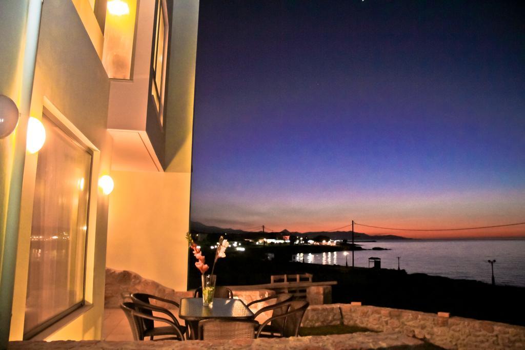 Sea View Beachfront Villa Peri Gouves Buitenkant foto