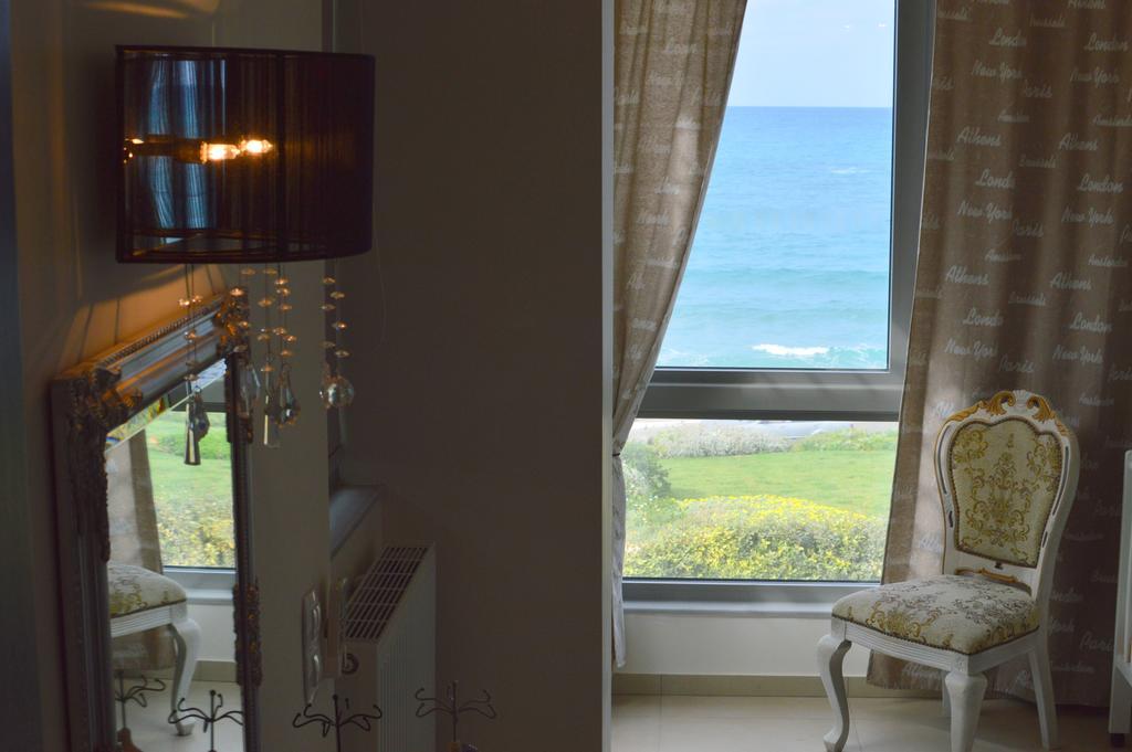 Sea View Beachfront Villa Peri Gouves Buitenkant foto